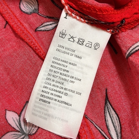 BARDOT Red Floral Summer Maxi Dress - Picture 14 of 15